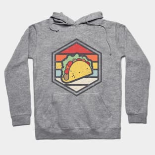 Retro Badge Taco Light Hoodie